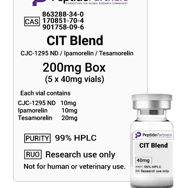 tesamorelin ipamorelin blend vs cjc 1295 CIT Combo Vial: CJC-1295 ND / Ipamorelin / Tesamorelin (40mg vials)