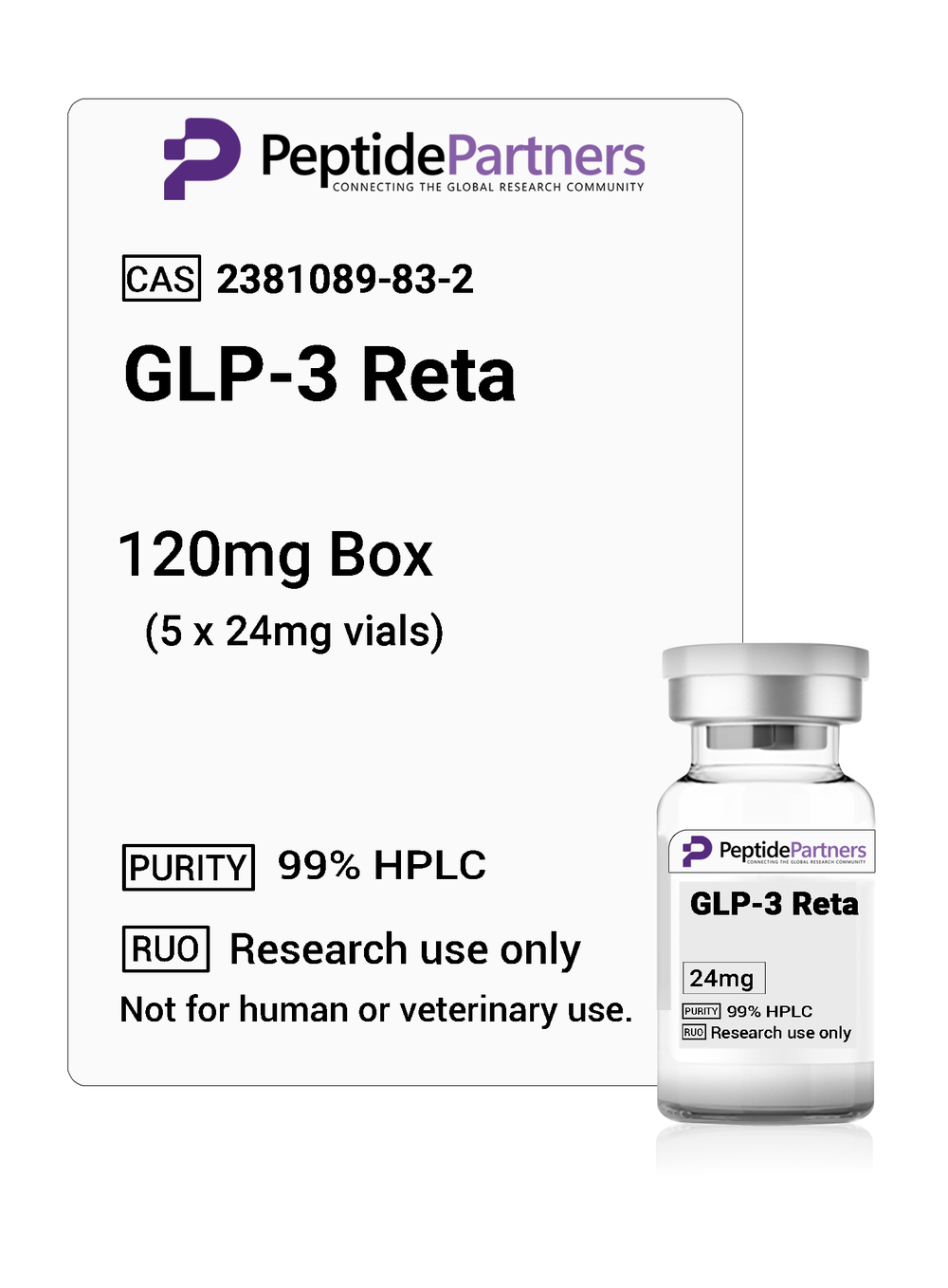 GLP-3 Retatrutide - 24mg vial / 48mg pack