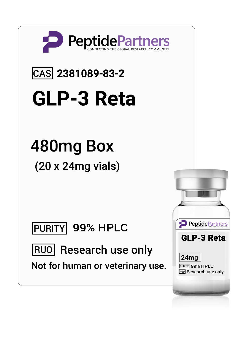 GLP-3 Retatrutide - 24mg vial / 48mg pack